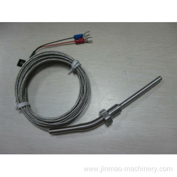 k type thermocouple with lead wire for extruder machine